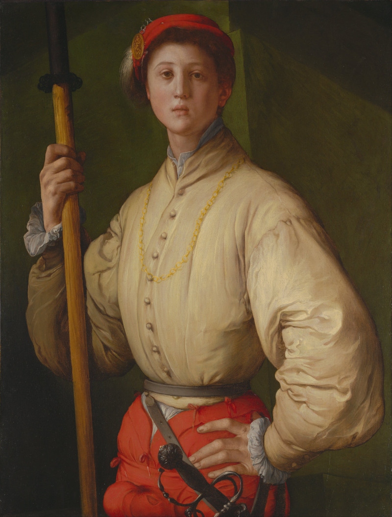 Portrait of a Halberdier Pontormo